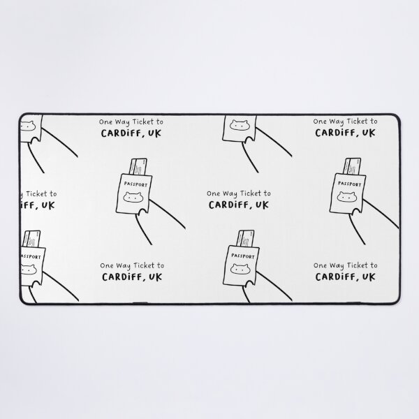 Item preview, "One Way Ticket to Cardiff, United Kingdom" | Travel, Vacation designed and sold by RM-Journey.