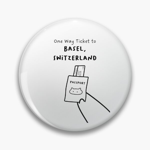 Item preview, "One Way Ticket to Basel, Switzerland" | Travel, Vacation designed and sold by RM-Journey.
