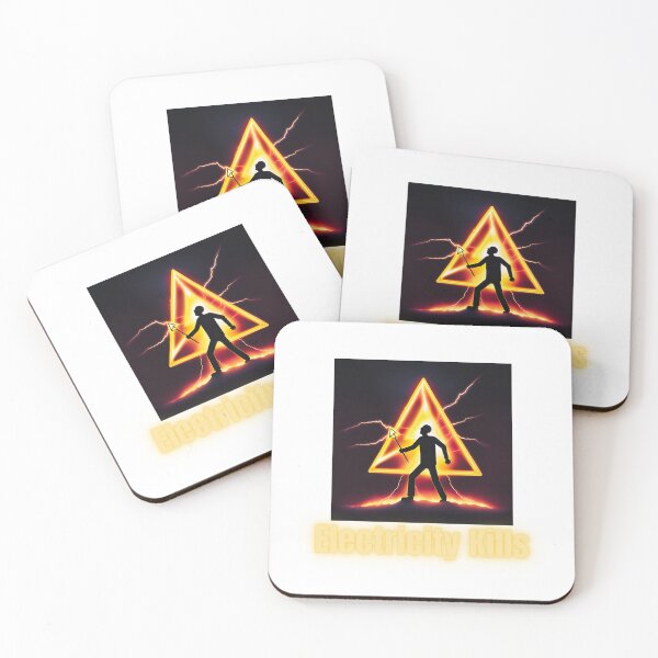 Item preview, Electric Shock Warning Sign designed and sold by CrazyDuoTeam.