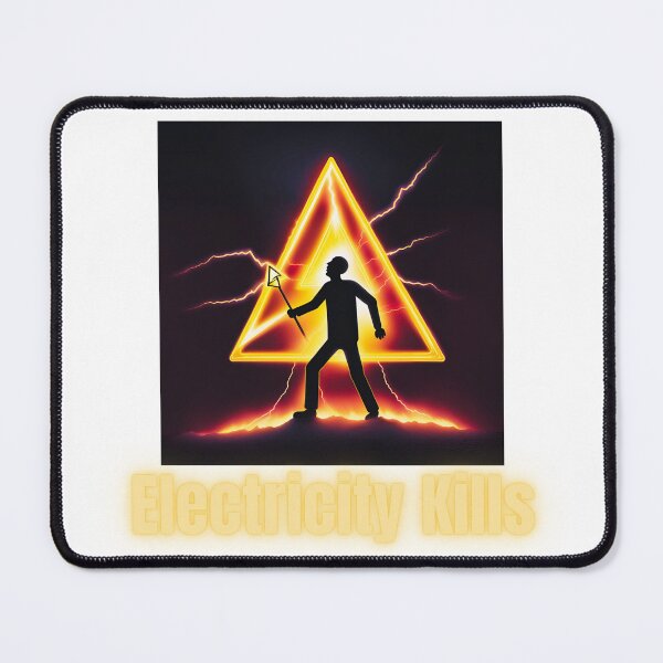 Item preview, Electric Shock Warning Sign designed and sold by CrazyDuoTeam.