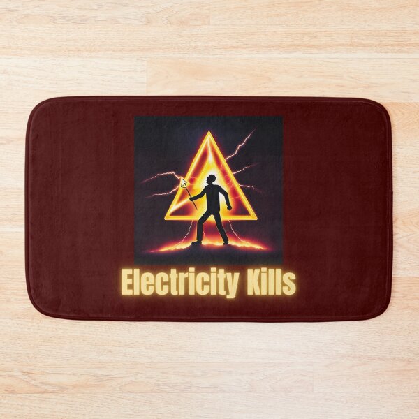 Item preview, Electric Shock Warning Sign designed and sold by CrazyDuoTeam.