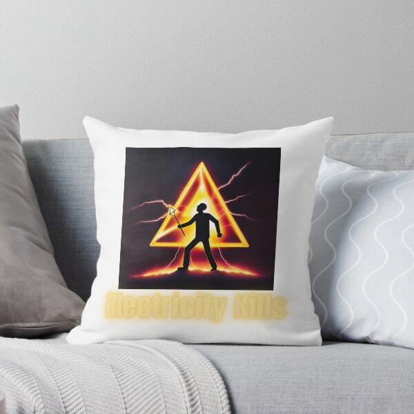 Item preview, Electric Shock Warning Sign designed and sold by CrazyDuoTeam.
