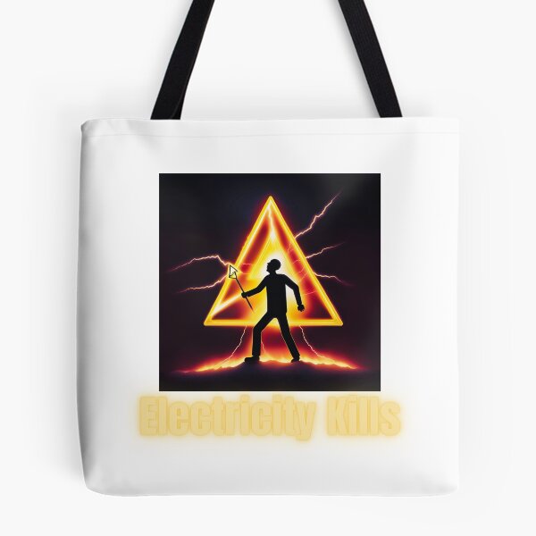 Item preview, Electric Shock Warning Sign designed and sold by CrazyDuoTeam.