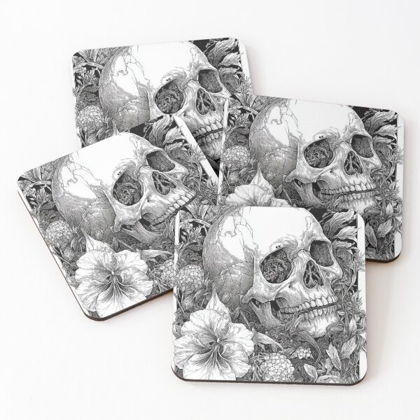 Item preview, Blossoms and Bones designed and sold by Retro Type.