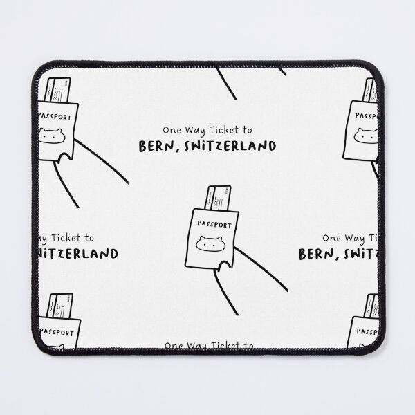 Item preview, "One Way Ticket to Bern, Switzerland" | Travel, Vacation designed and sold by RM-Journey.