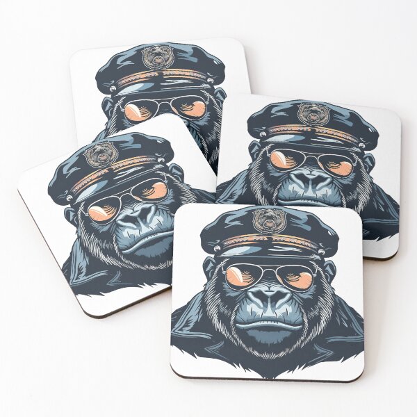 Item preview, Police Gorilla designed and sold by javierparra.