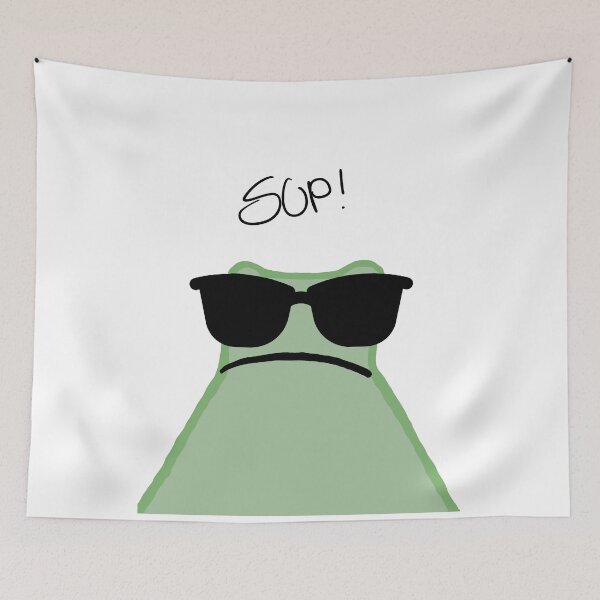 Item preview, Cool Frog In Sunglasses Frogo Sup Funny Gifts designed and sold by PientkaArt.