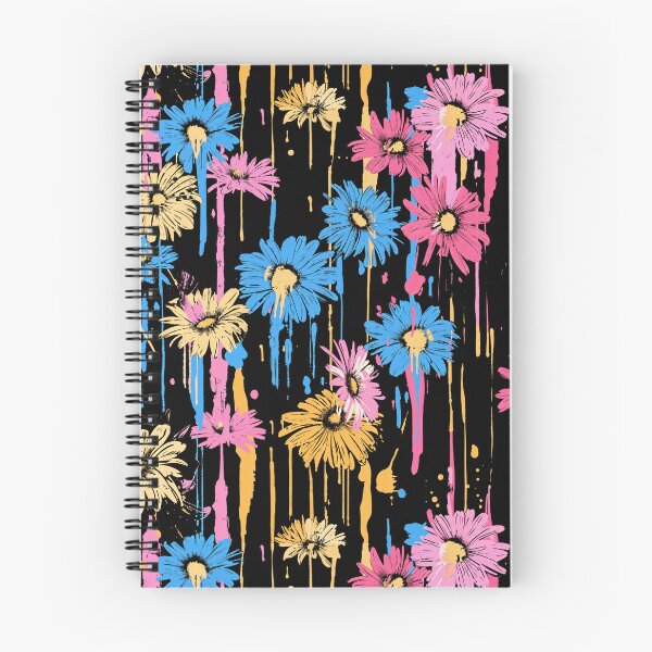 Item preview, Blue Pink Black flowers Texture designed and sold by wonderpix.