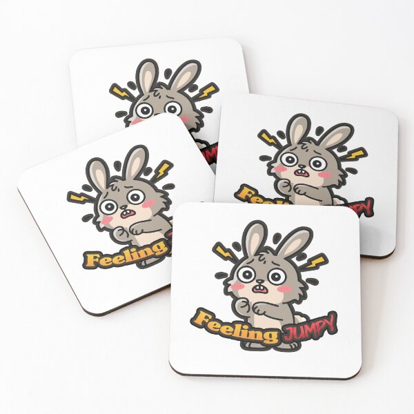 Item preview, Feeling Jumpy Bunny - Bad Nerves designed and sold by SleekVisuals.