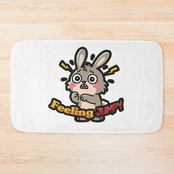 Item preview, Feeling Jumpy Bunny - Bad Nerves designed and sold by SleekVisuals.