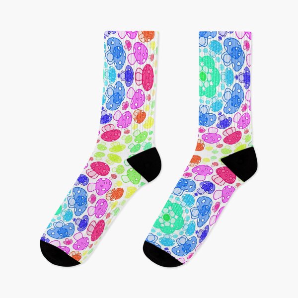 Item preview, Cursed Kaleidoscope - Transparent Rainbow Mushrooms designed and sold by FinapplePudding.