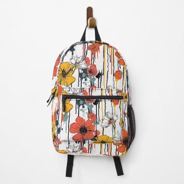 Item preview, Yellow Orange Black flowers Texture designed and sold by wonderpix.