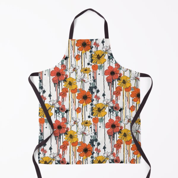 Item preview, Yellow Orange Black flowers Texture designed and sold by wonderpix.