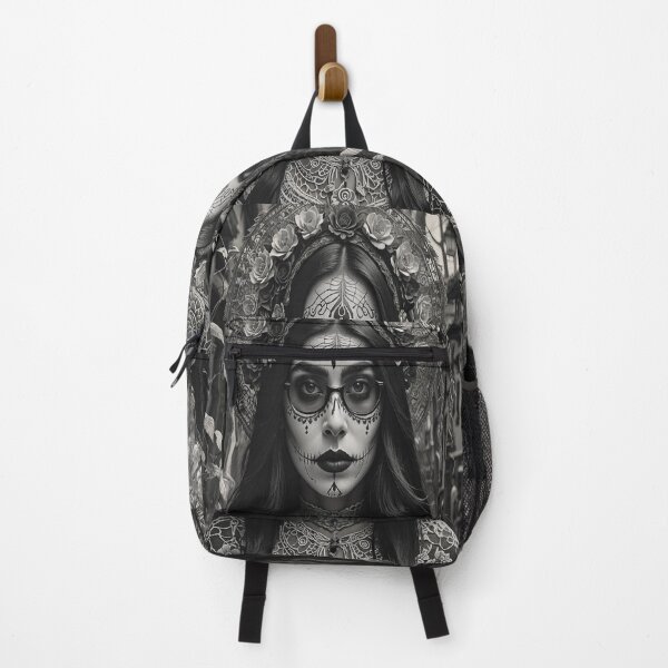 Item preview, Catrina of Spanish origin in black and white designed and sold by CultureCatrinas.