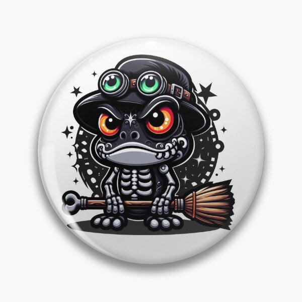 Item preview, Mechano-Frog: Guardian of the Night halloween mode on designed and sold by LittleBabyStyle.