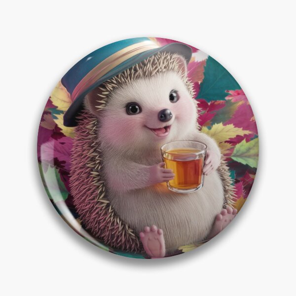 Item preview, Autumn,  cute, cheerful, little hedgehog designed and sold by DZIERANA.