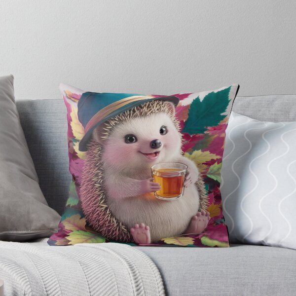 Item preview, Autumn,  cute, cheerful, little hedgehog designed and sold by DZIERANA.
