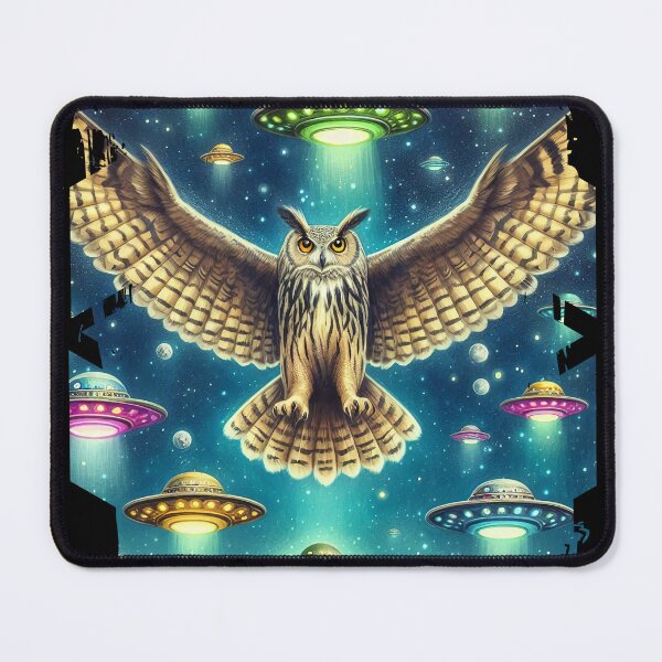 Item preview, Mystical Owl UFO Encounter designed and sold by Nostalgia Busters.