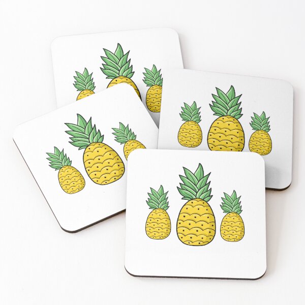 Item preview, three pineapples designed and sold by leylakidesign.