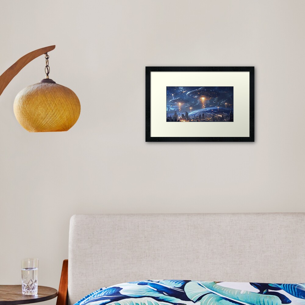 Item preview, Framed Art Print designed and sold by eXtraHumans.