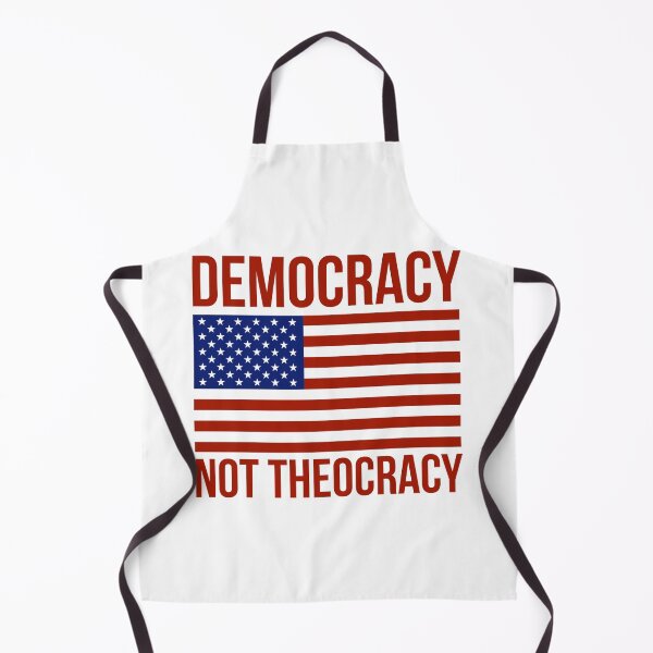 Item preview, Democracy not theocracy  designed and sold by Rachel the Artist .