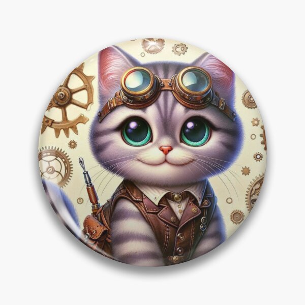 Item preview, Steampunk Chartreux designed and sold by Sillytoe.
