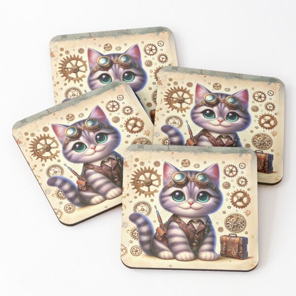 Item preview, Steampunk Chartreux designed and sold by Sillytoe.