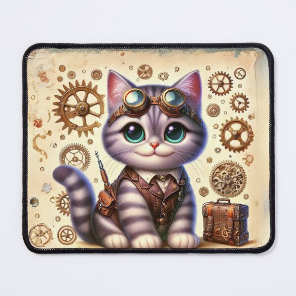 Item preview, Steampunk Chartreux designed and sold by Sillytoe.