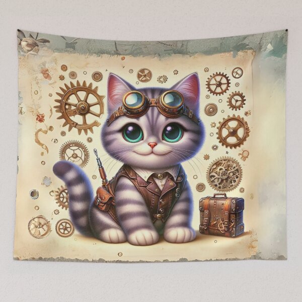 Item preview, Steampunk Chartreux designed and sold by Sillytoe.