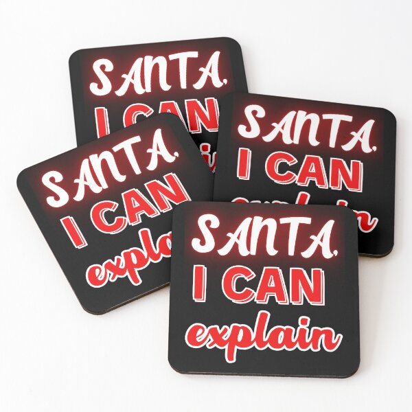 Item preview, Santa, I can explain, capital letters designed and sold by Meandmyshop.