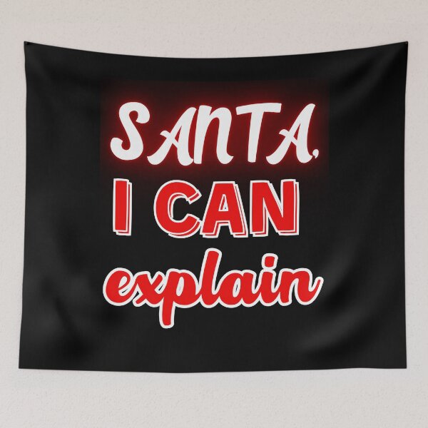 Item preview, Santa, I can explain, capital letters designed and sold by Meandmyshop.