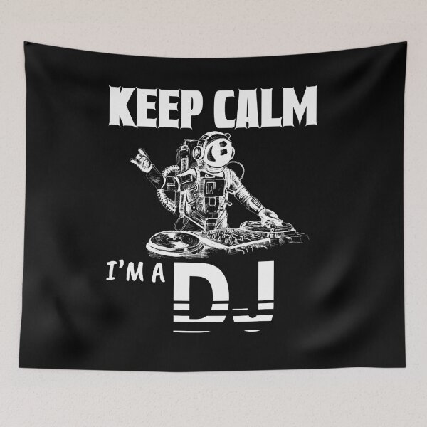 Item preview, Keep Calm I'm A DJ Funny Deejay Disc Jockey Slogan Quote Art designed and sold by NNStoreFreiburg.