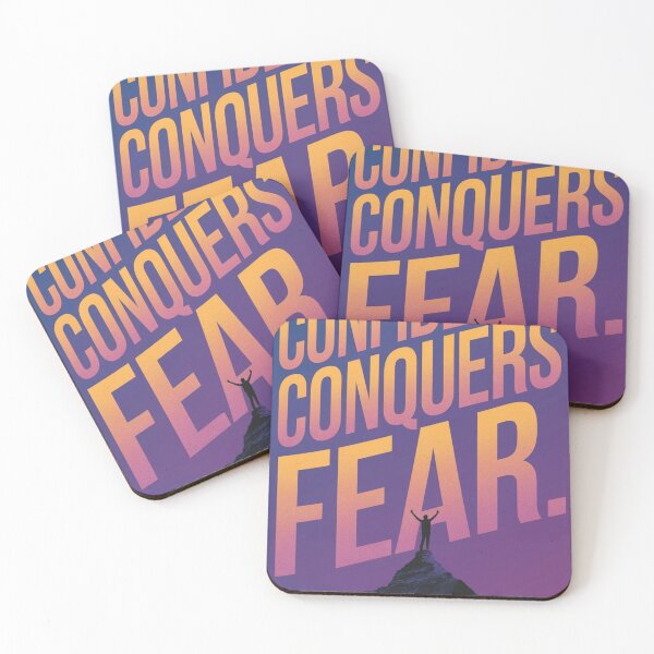 Item preview, Confidence conquers fear designed and sold by mo-carnival.