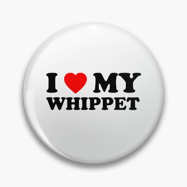 Item preview, I Love My Whippet Heart Dog Gift designed and sold by Guarddogdrive.