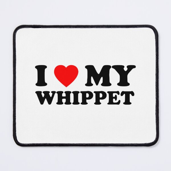 Item preview, I Love My Whippet Heart Dog Gift designed and sold by Guarddogdrive.