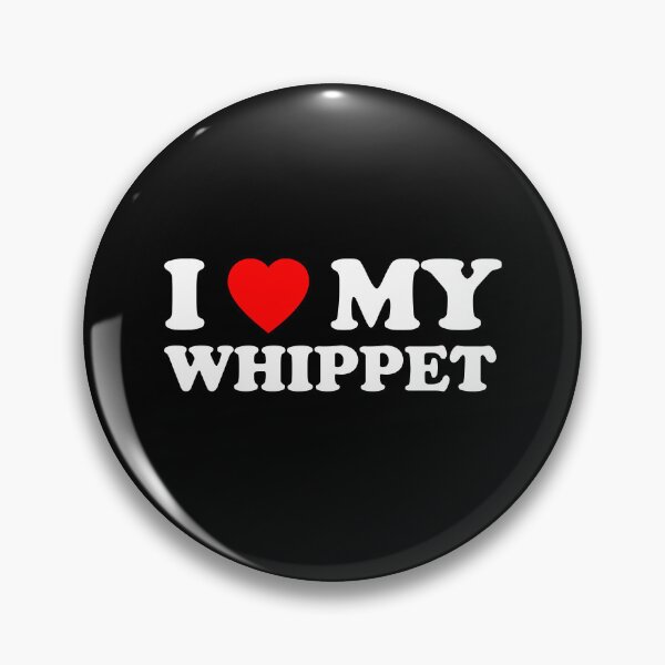 Item preview, I Love My Whippet Heart Dog Gift designed and sold by Guarddogdrive.