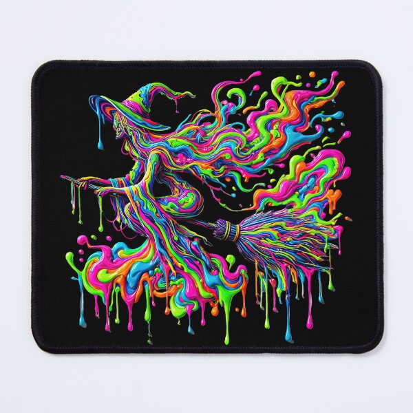 Item preview, Psychedelic Witch Drip – Neon Halloween Art designed and sold by SHHCreations.
