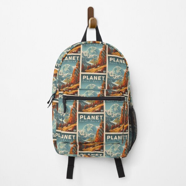 Item preview, Retro Travel Posters Earth Cosmic Travel Destination designed and sold by Piotrek0001.