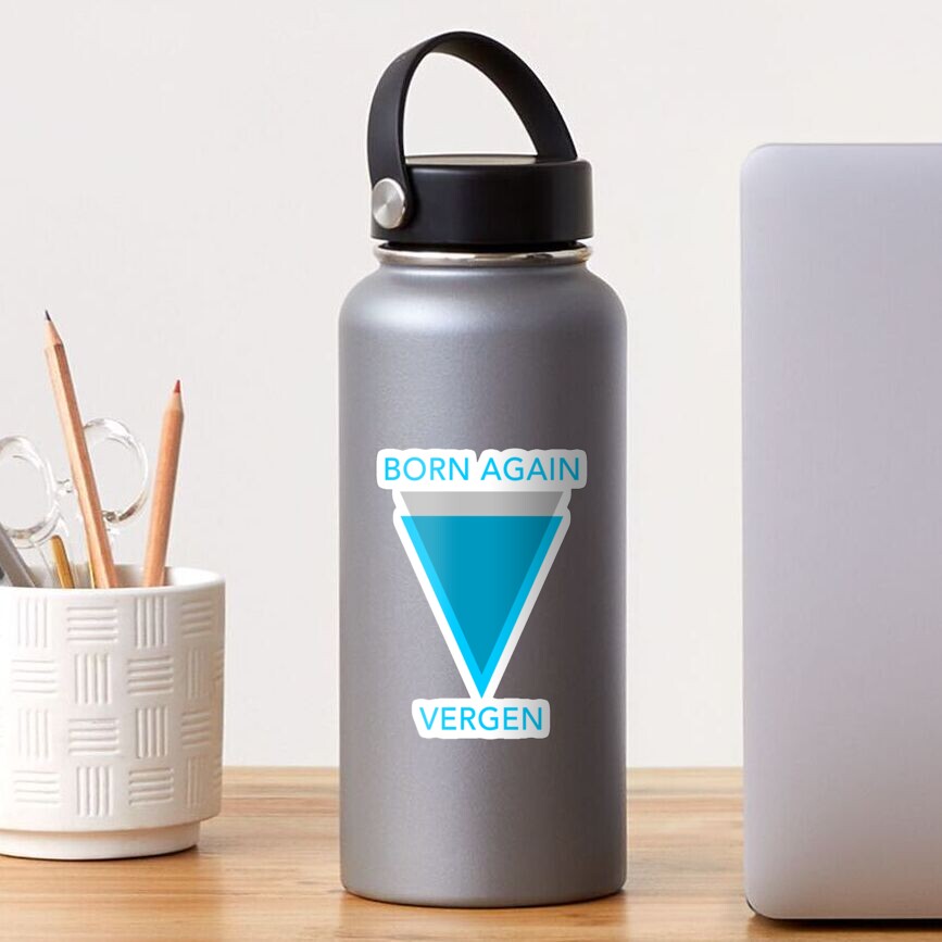 Born Again Vergen Sticker