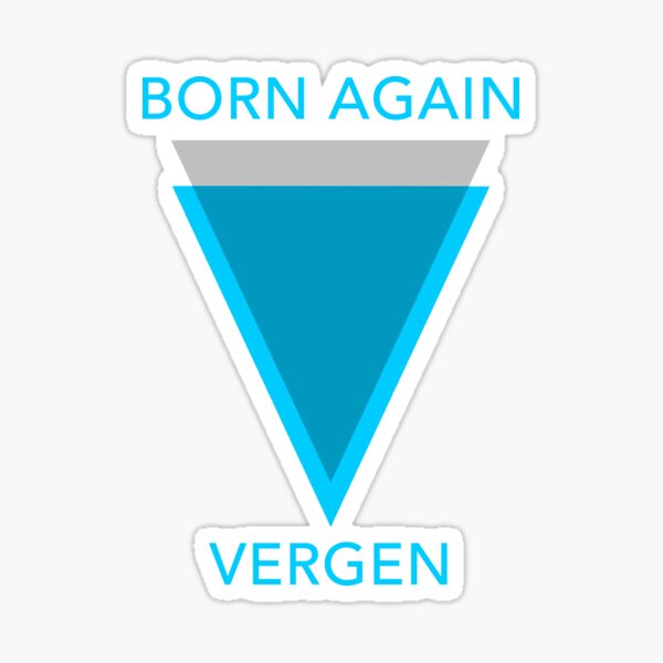 Born Again Vergen Sticker