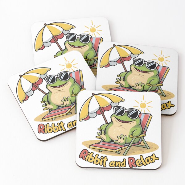 Item preview, Relaxing Beach Frog designed and sold by dolla-designs-.