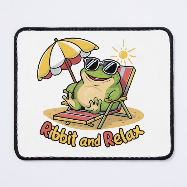 Item preview, Relaxing Beach Frog designed and sold by dolla-designs-.