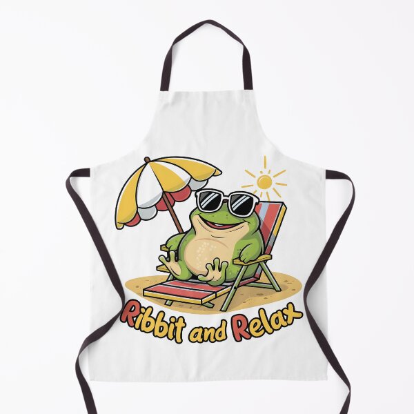 Item preview, Relaxing Beach Frog designed and sold by dolla-designs-.