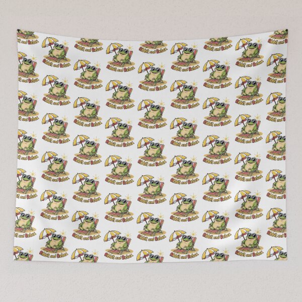 Item preview, Relaxing Beach Frog designed and sold by dolla-designs-.