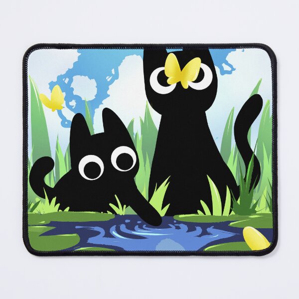 Item preview, Black Cats Exploring Outside designed and sold by KingsfoilCafe.