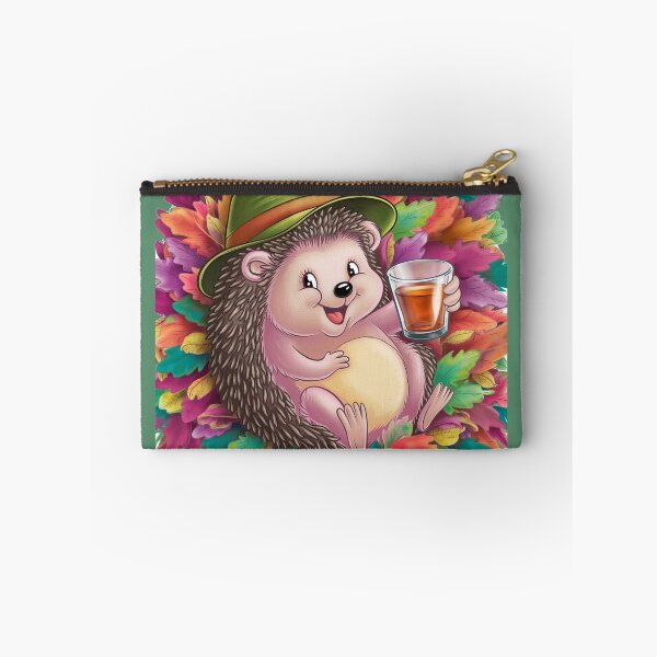 Item preview, Autumn,  cute, cheerful, little hedgehog designed and sold by DZIERANA.
