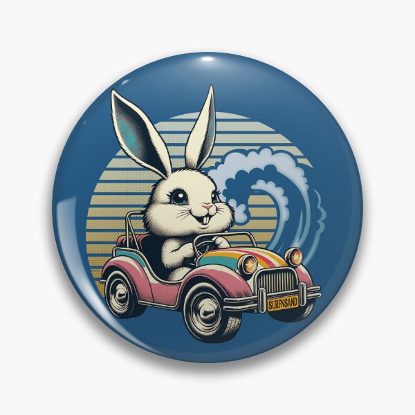 Item preview, Dune Bunny Beach Buggy Summer Vibe Art designed and sold by CRHPOD20.