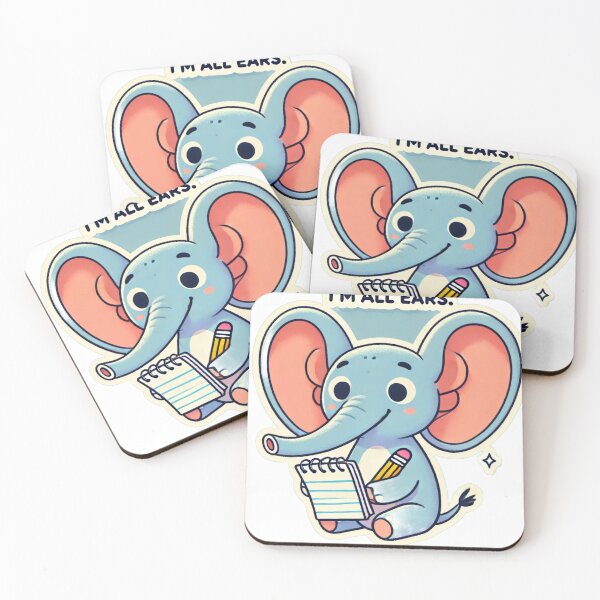 Item preview, I’m All Ears Elephant designed and sold by JustExisting101.