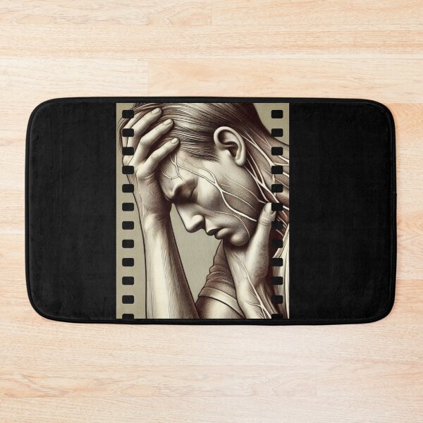 Item preview, Poisoned Addict Holding Head – Addiction Recovery Art designed and sold by Hungry-Murphy.