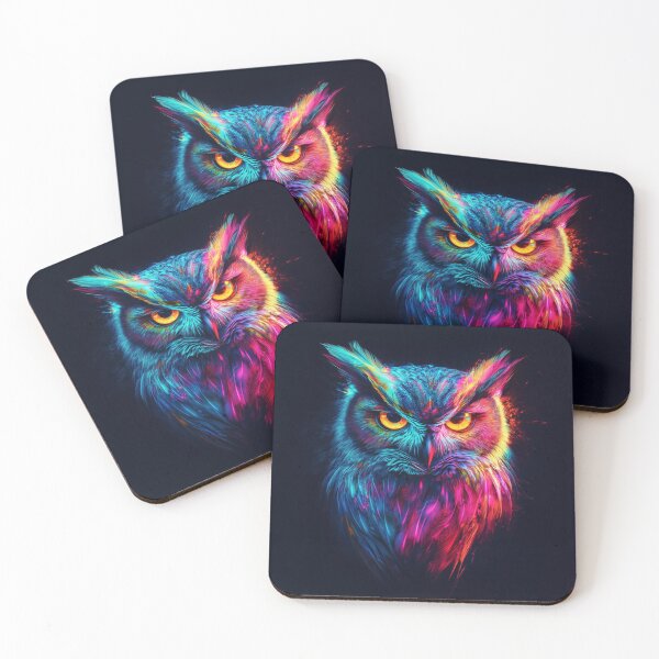 Item preview, Neon owl designed and sold by valerko26.